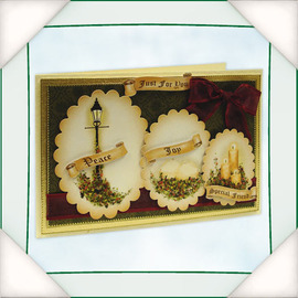 Заготовки Spellbinders - Vintage Christmas, 8 листов, 39 элементов