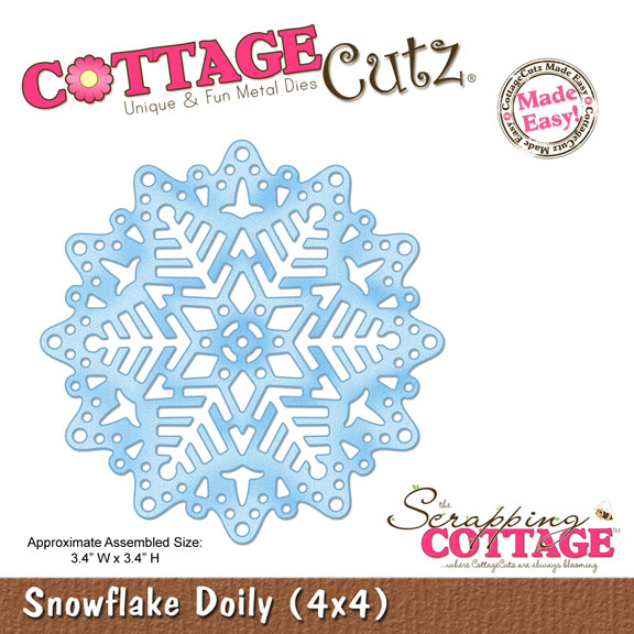 Лезвие CottageCutz Snowflake Doily, 10х10 см