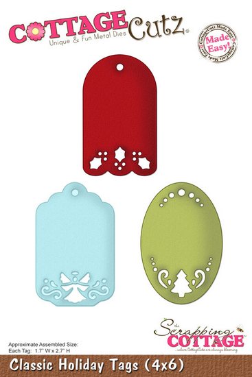 Лезвие CottageCutz Classic Holiday Tags, 10х15 см