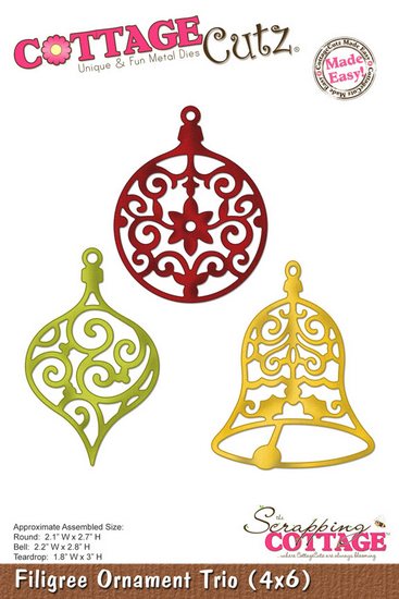 Лезвие CottageCutz Filigree Ornament Trio, 10х15 см