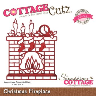 Лезвие CottageCutz Christmas Fireplace (Elites)