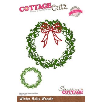 Лезвие CottageCutz Winter Holly Wreath (Elites)