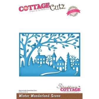 Лезвие CottageCutz Winter Wonderland Scene (Elites)