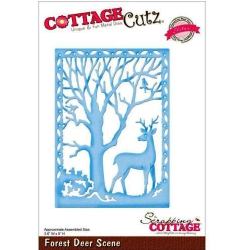 Лезвие CottageCutz - Forest Deer Scene