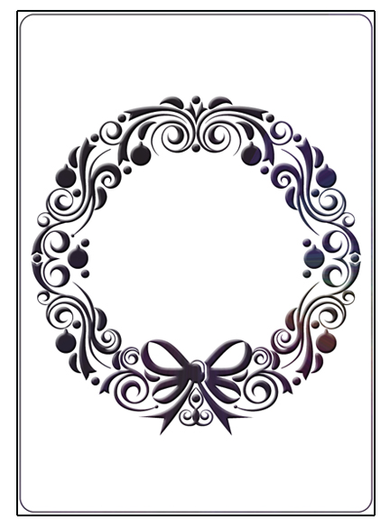 Папки для тиснения Crafts Too Embossing Folder - Wreath