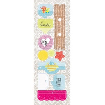 Лист высечек от Lemon Owl - Cozy Winter, Die Cuts #01RU, 10x30 см, 403123