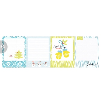 Лист рамок от Lemon Owl - Cozy Winter, Photo Frames #01EN, 10x30 см, 403125