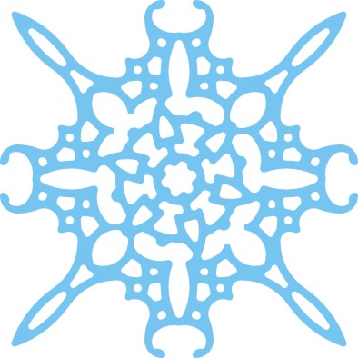 Лезвие Large Snowflake от Cheery Lynn Designs