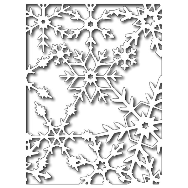 Лезвие Frantic Stamper - Precision Die - Reverse Snowflakes Panel