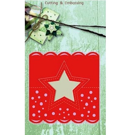 Лезвие Joy Crafts - Cutting and Embossing die - Head Tag Star