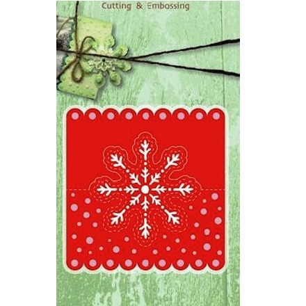 Лезвие Joy Crafts - Cutting and Embossing die - Headcard Snowflake