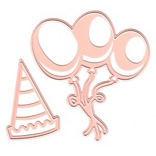 Лезвие Joy Crafts - Cutting and Embossing Dies - balloons and hat