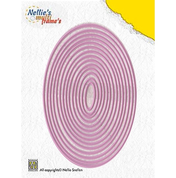 Лезвие Nellie Snellen Multi Frame Dies - Straight Oval