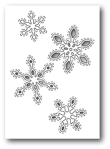 Нож для вырубки от Poppystamps - Stitched Snowflake Cutouts  