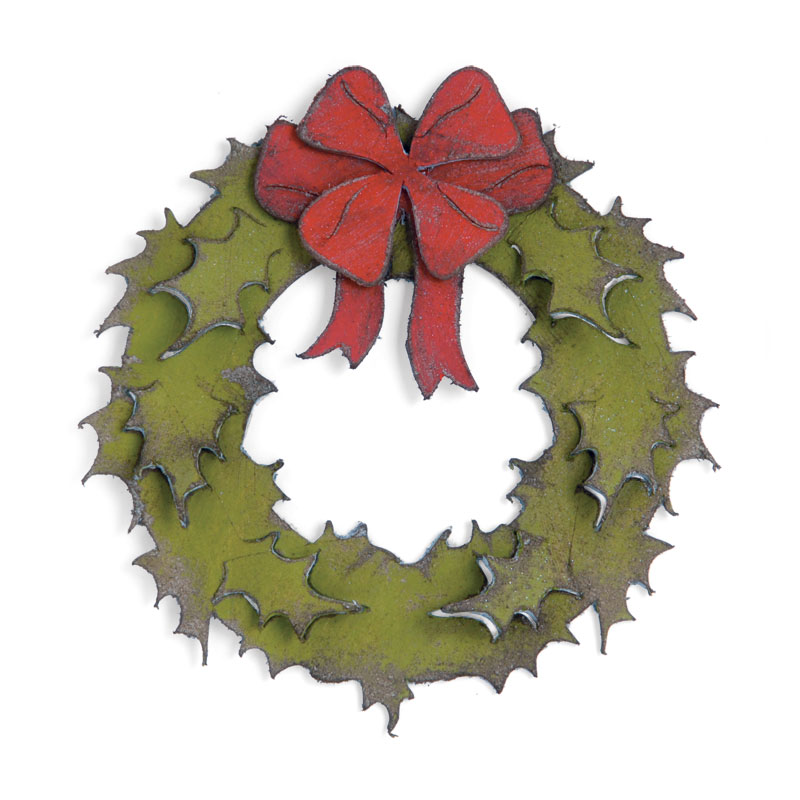 Лезвие от Sizzix - Bigz Die - Holiday Wreath