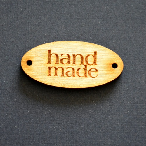 Деревянная фигурка WOOD-087 - Hand Made 3, 1 штука