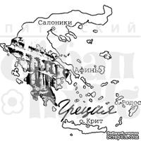 Штамп от Питерского Скрапклуба - Греция, 7х6.5 см - ScrapUA.com