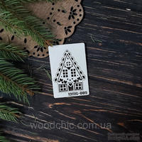 Чипборд Домик 9 от WOODchic, 5,5х4 см - ScrapUA.com