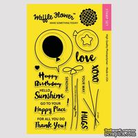 Силиконовый штамп от Waffle Flower - Balloon Messages, 10,1x15,2 см - ScrapUA.com