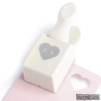 Фигурный дырокол Martha Stewart - Double Heart Button Medium - ScrapUA.com