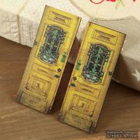 Деревянные украшения Prima - Двери  - Wood Door №4, 2 шт. - ScrapUA.com