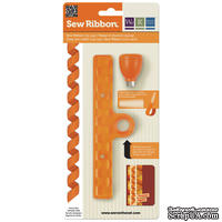 Инструмент от We R Memory Keepers - Sew Ribbon Punch & Stencil - Zig Zag