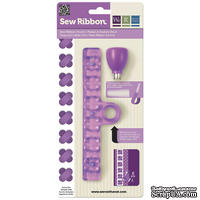 Инструмент от We R Memory Keepers - Sew Ribbon Punch & Stencil - Flower