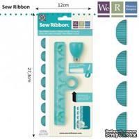 Инструмент от We R Memory Keepers - Sew Ribbon Punch & Stencil -  Scallop