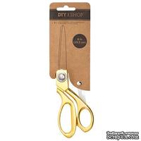 Ножницы от American Crafts с ручками золотого цвета, 20,3 см - ScrapUA.com