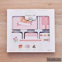 Набор карточек Project Life by Becky Higgins - Core Kit - Baby Girl, 616 штук