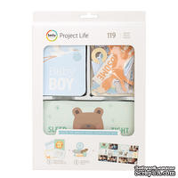 Набор карточек Project Life by Becky Higgins - Value Kit - Lullaby Boy, 119 элементов