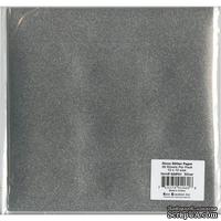 Лист кардстока Best Creation Gloss Glitter Paper - Silver, 30х30 см, 125 г/кв см