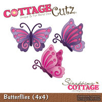 Лезвие CottageCutz - Butterflies, 10х10 см