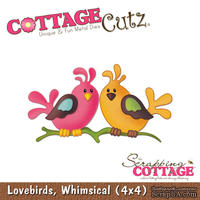 Лезвие CottageCutz - Lovebirds, 10х10 см