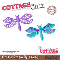 Лезвие CottageCutz - Ornate Dragonfly, 10х10 см