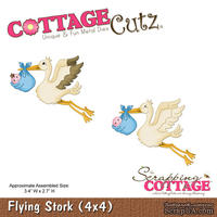 Лезвие CottageCutz - Flying Stork, 10х10 см