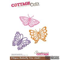 Лезвие CottageCutz - Filigree Butterfly Trio, 10х15 см