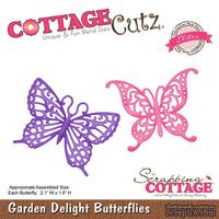 Лезвие CottageCutz - Garden Delight Butterflies (Elites)
