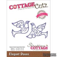 Лезвие CottageCutz - Elites Die - Elegant Doves