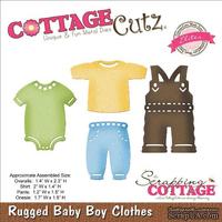 Лезвие CottageCutz - Elites Die - Rugged Baby Boy Clothes - ScrapUA.com