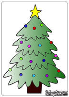 Папки для тиснения Crafts Too Embossing Folder -Christmas Tree - ScrapUA.com