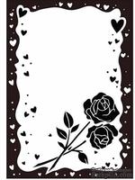 Папки для тиснения Crafts Too Embossing Folder -Rose & Heart Frame