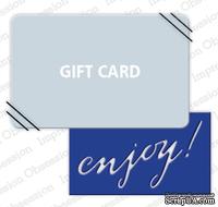 Ножи от Impression Obsession - Gift Card Insert 1 - ScrapUA.com