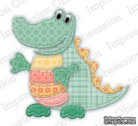 Ножи от Impression Obsession - Patchwork Gator - ScrapUA.com