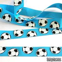 Лента Eyelet Outlet - Soccer Ribbon, ширина 18 мм, длина 90 см - ScrapUA.com