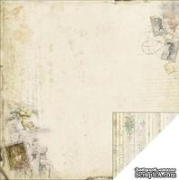 Лист двусторонней скрапбумаги Fabscraps - Marie Antoinette Double-Sided Paper - Garden, 30х30 см