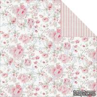 Лист двусторонней скрапбумаги Fabscraps - Shabbylicious Double-Sided Cardstock - Chic Pinks, 30х30 см