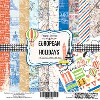 Набор скрапбумаги European Holidays, 30,5x30,5см, Фабрика Декору - ScrapUA.com