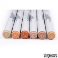 Набор алкогольных маркеров от First Edition - Twin Markers - Browns, коричневые, 6 шт. - ScrapUA.com