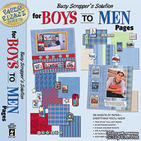 Набор бумаги HOTP - Busy Scrapper’s Solution-Boys to Men, 36 листов, 30х30 см